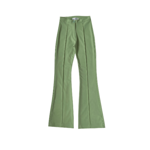 flare trousers verde